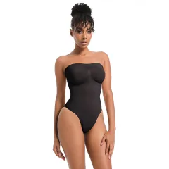One-piece Encryption One-piece Tights Sk Belly Contracting One-piece Corset - Black - View 1