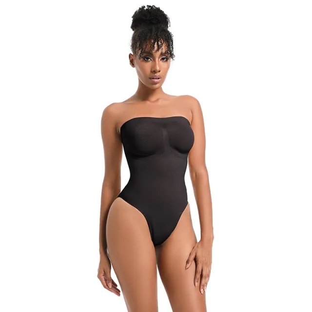 One piece Encryption One piece Tights Sk Belly Contracting One piece Corset Black - Shop at LoveMi