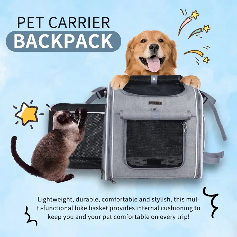Pet Bicycle Basket Bicycle Basket Front Bag