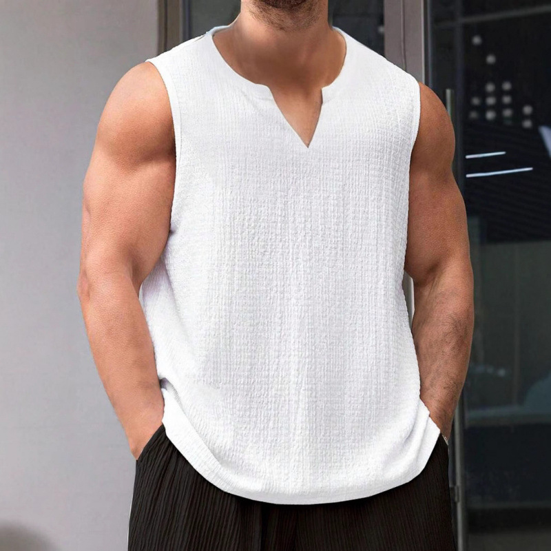 Men's Sleeveless T-Shirt Fitness Training Sports Tank Top