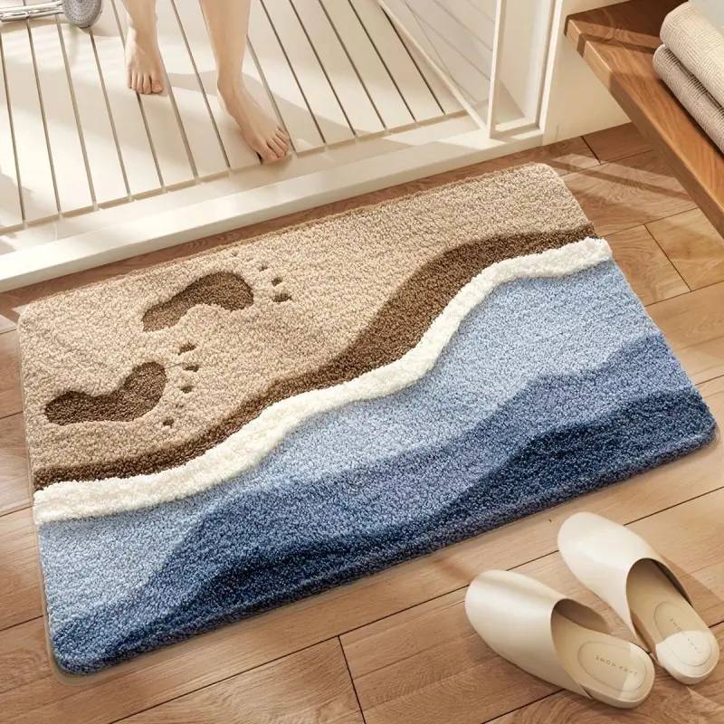 Wear-resistant Bedside Rug Doorway Water-absorbent Non-slip Doormat