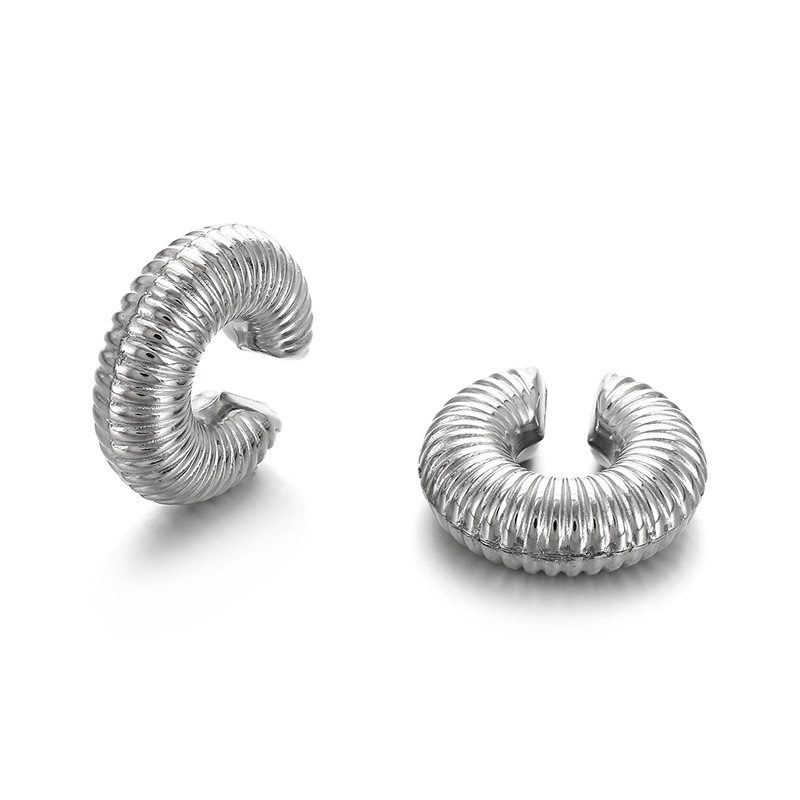 French Style Popular Donut Ear Clip - Image 17