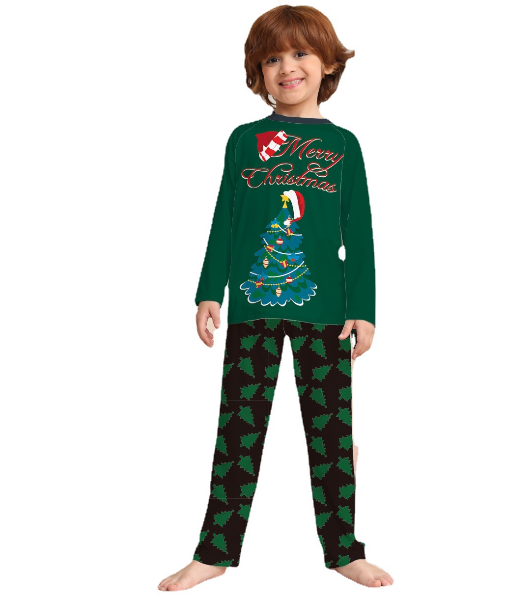 Parent-Child Christmas Suit Long-sleeved Homewear Pajamas — foto 8