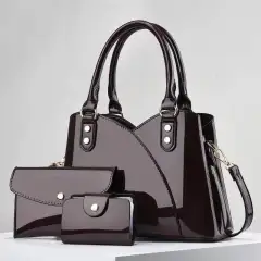 Portable Tote Bag Female Texture One-shoulder Crossboby Bag - Coffee - View 1