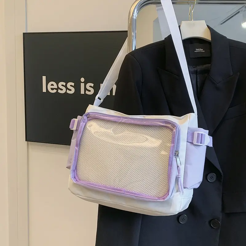 Large-Capacity Student Anime-Style Crossbody Tote Bag