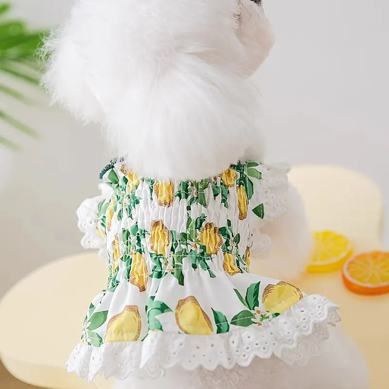 Dog Clothes Thin Breathable Strap Skirt