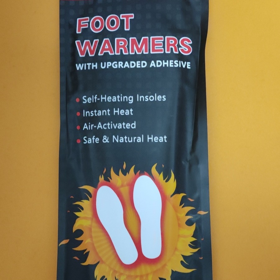 Self-heating Foot Warmer With Heatable And Walkable Insoles