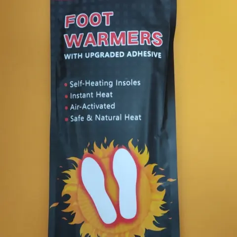 Self-heating Foot Warmer with Heatable and Walkable Insoles