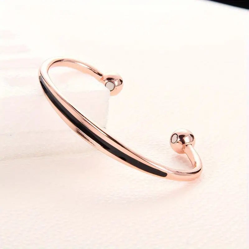 Simple And Elegant Adjustable Bronze-toned Bracelet