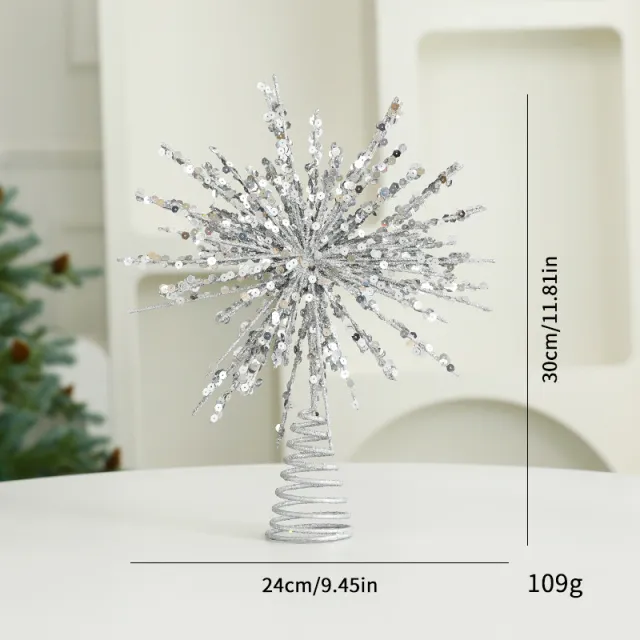 Eight Awn Star Champagne Christmas Decoration Ornaments Color 14 - Shop at LoveMi