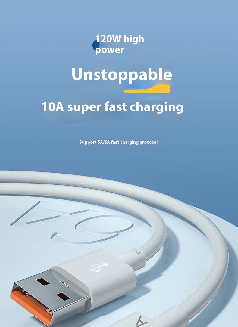 Super Fast Charge Fiberglass Super Fast Charge Mobile Phone Data Cable