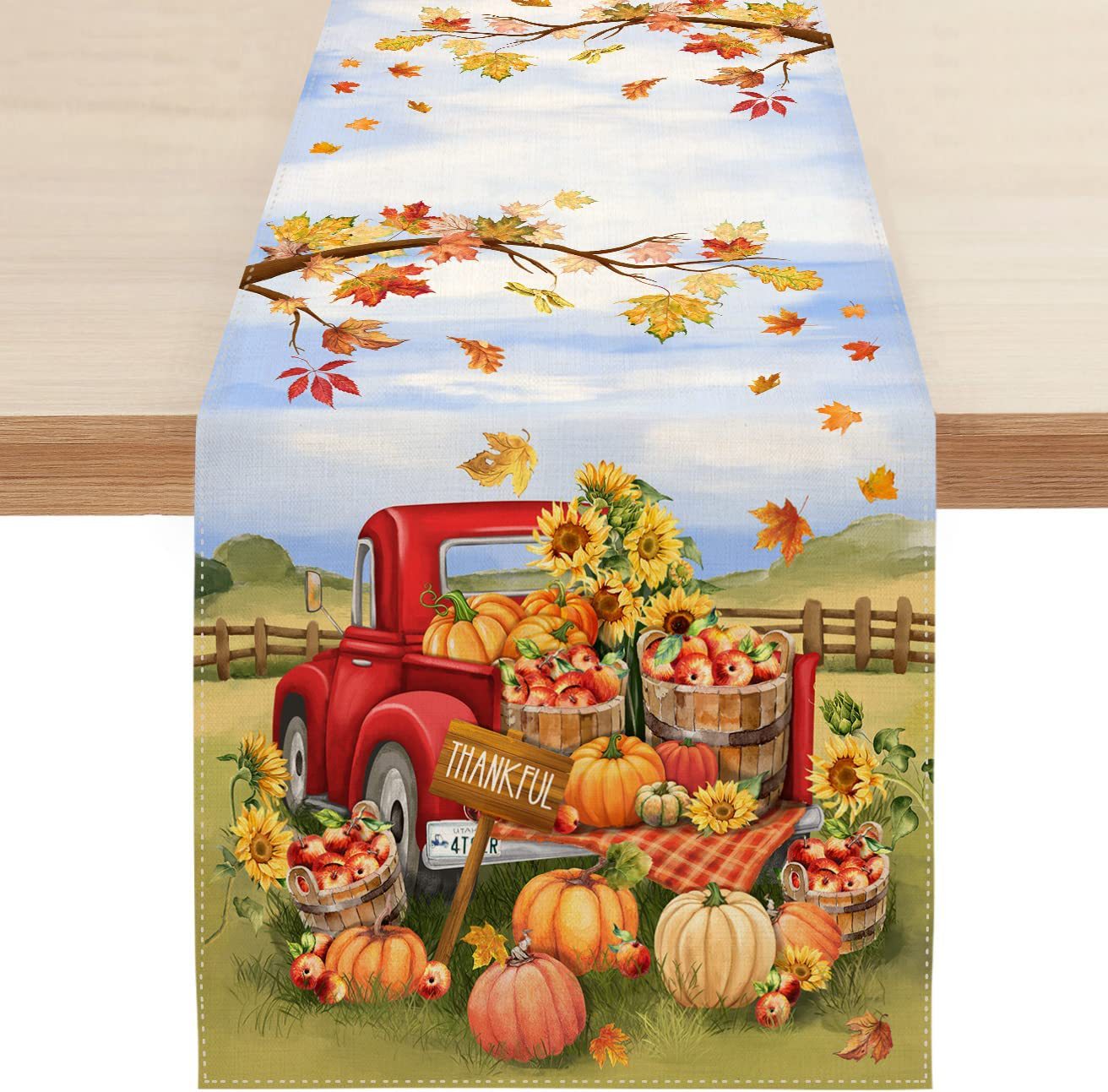 Linen Halloween Pumpkin Home Restaurant Decoration Table