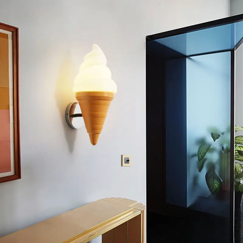 Ice Cream Wall Lamp Simulation Bedroom