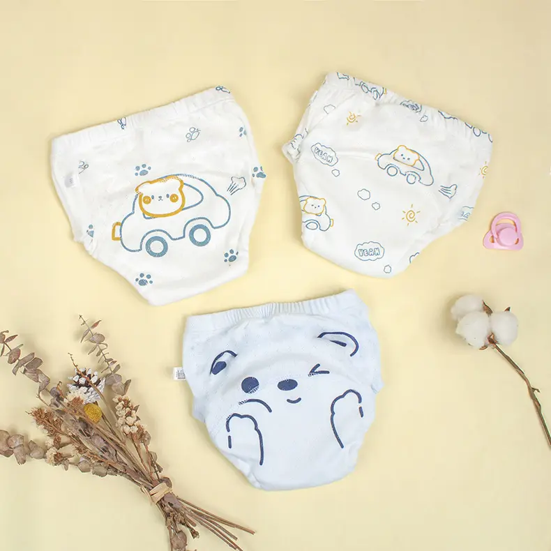 Newborn Cloth Diaper Gauze Washable Training Pant