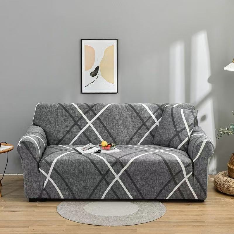 Stretchy Non-Slip Dust-Proof Fabric Nordic-Style Full-Cover All-Season Universal Sofa Cover 20