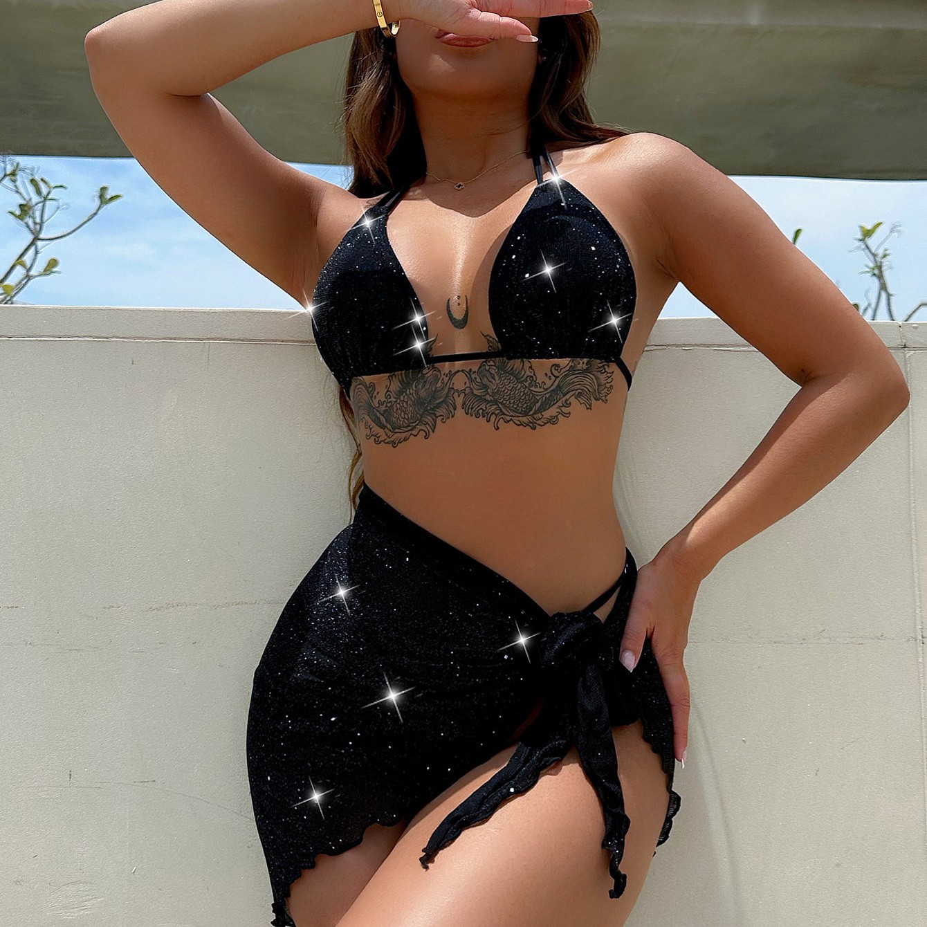 Bikini Three Piece Swimsuit Bikini Fission - Image 8
