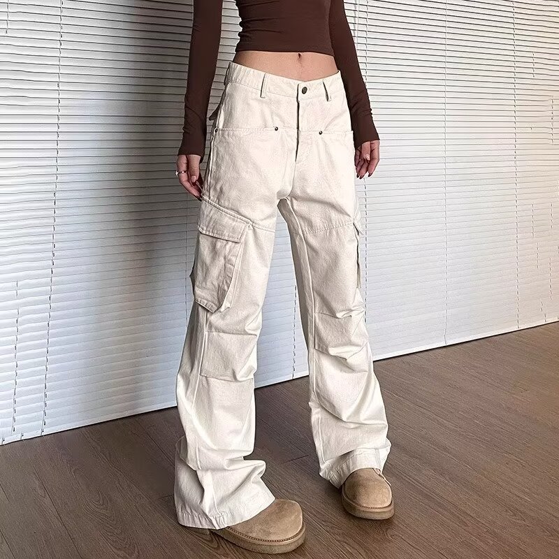 Loose-fit Pleated Paratrooper-style Niche Outdoor Tactical Pants