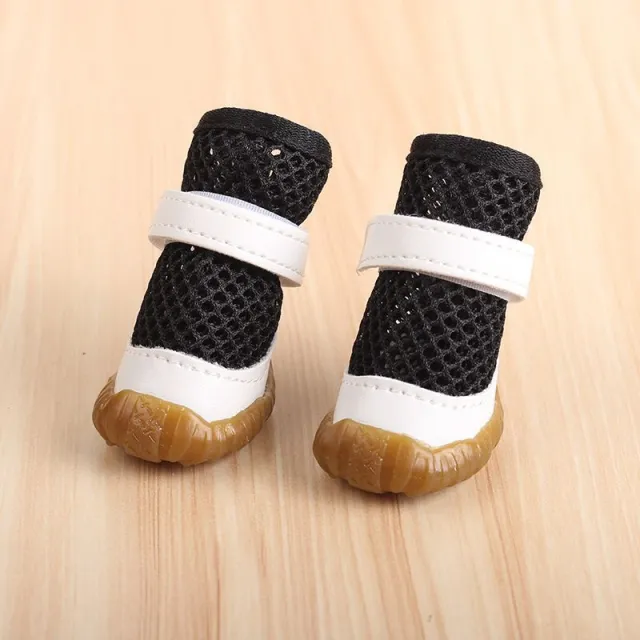 No Foot Loss When Going Out Pet Booties Small Dog Black 2 Pieces - Shop at LoveMi