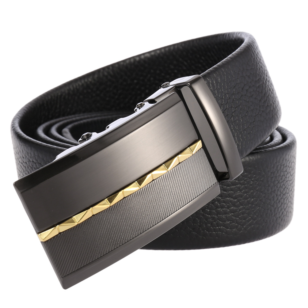 Title 22, New Mens Automatic Buckle Leather Belt