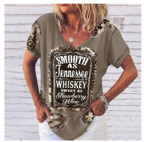 Women's V neck Short sleeved Summer Lypv007 M - Shop at LoveMi