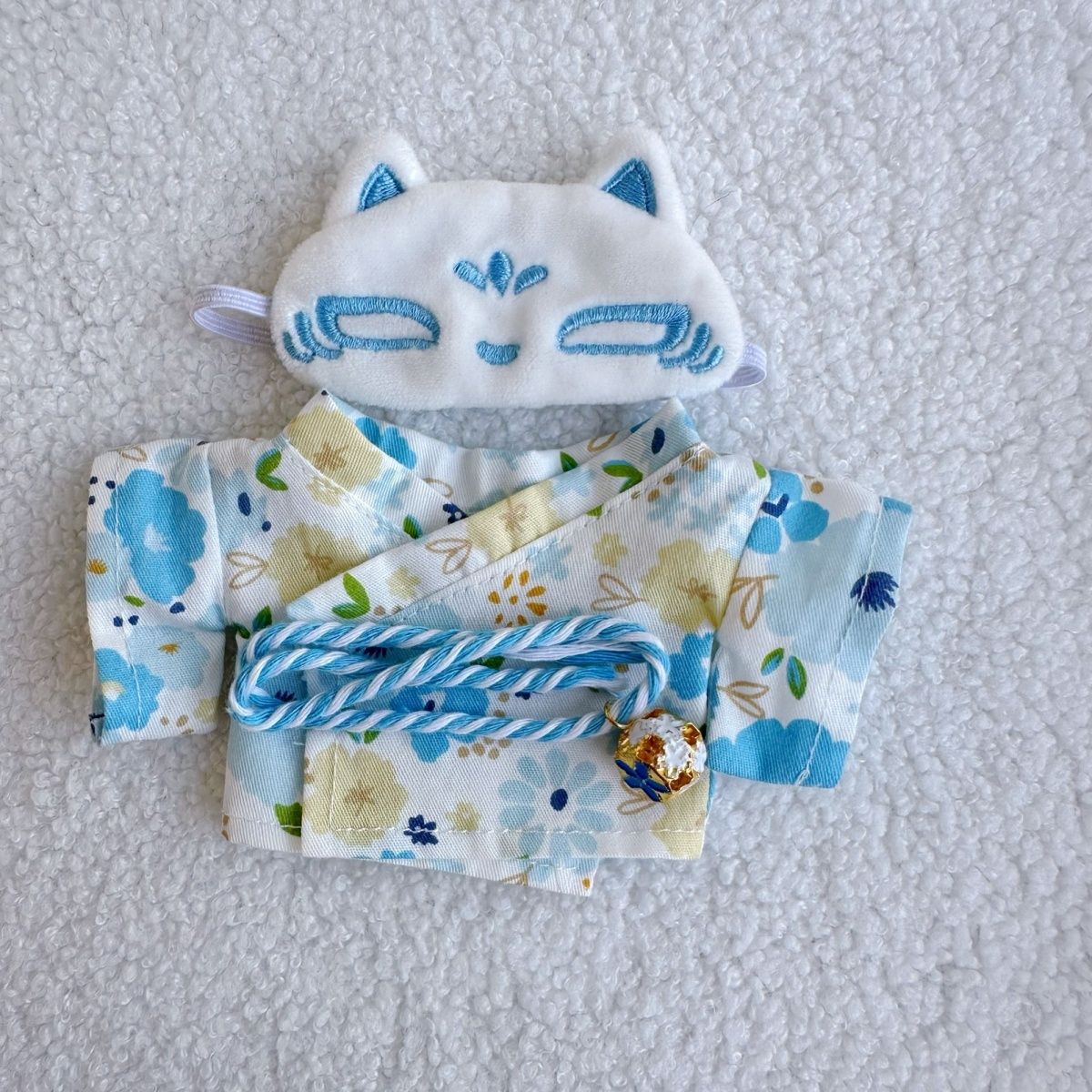 Plush Doll Floral Shirt Shorts Cute Refreshing Clothes