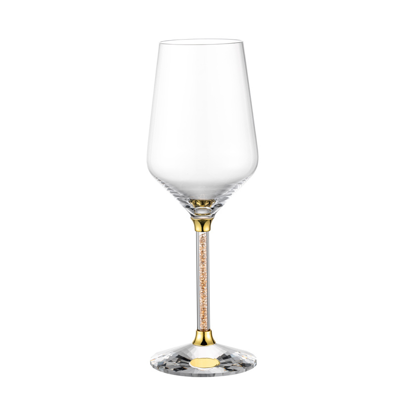 Gold Diamand Wine Glass 450ml