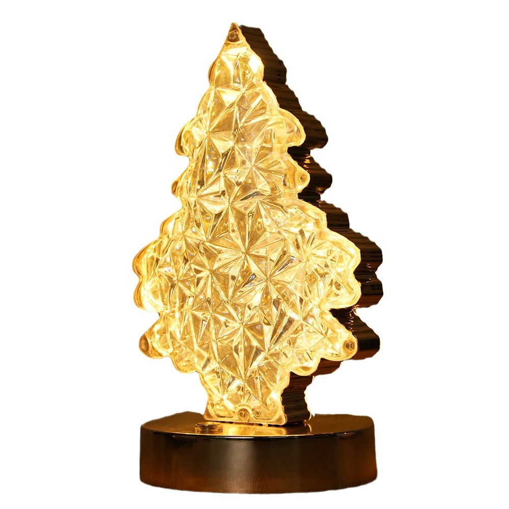 Creative Small Night Lamp Charging Touch Three-color Home Decor - Image 1