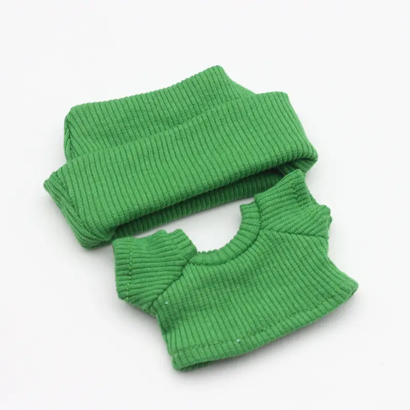 Doll Clothes Thread Knitted Flanging Hat T-shirt Suit
