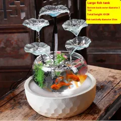 Desktop Water Fish Tank Bonsai Home Living Room Decoration - White Five Leaves Atomizer - View 1