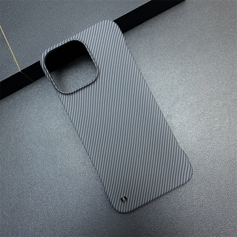 Frameless Triangle Source Pattern Ultra-thin Half Pack Phone Case