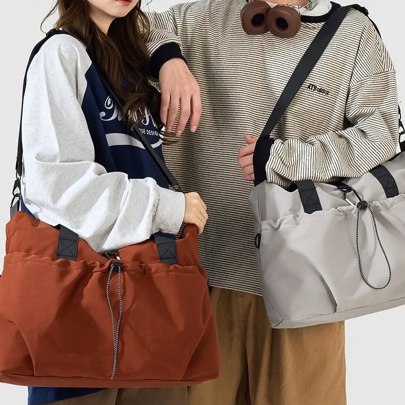 Dry-Wet Separation Gym With Expandable Design Casual Duffel Bag