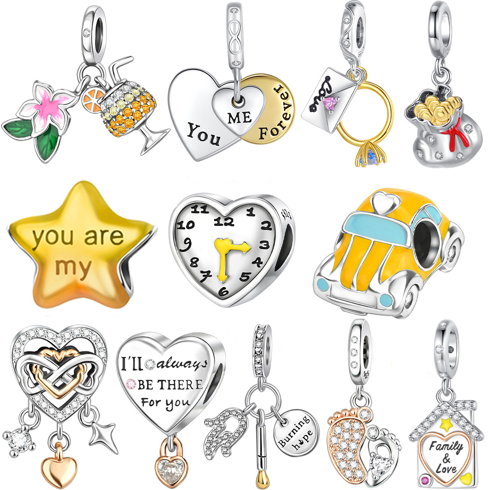 DIY Heart-Shaped Bracelet And Necklace Bead Accessories