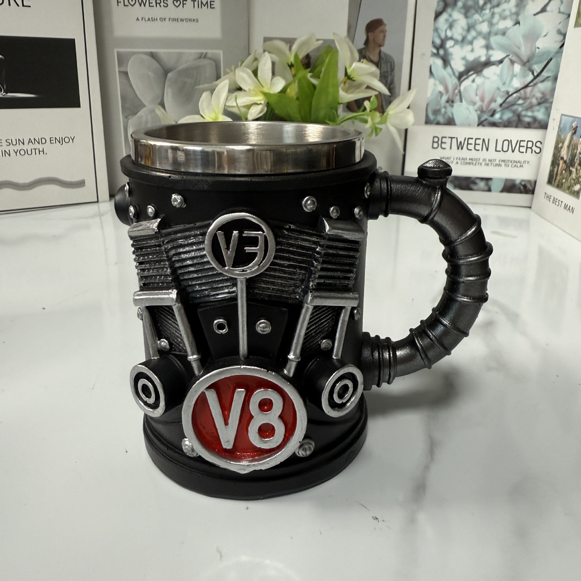 Black V8 Cup