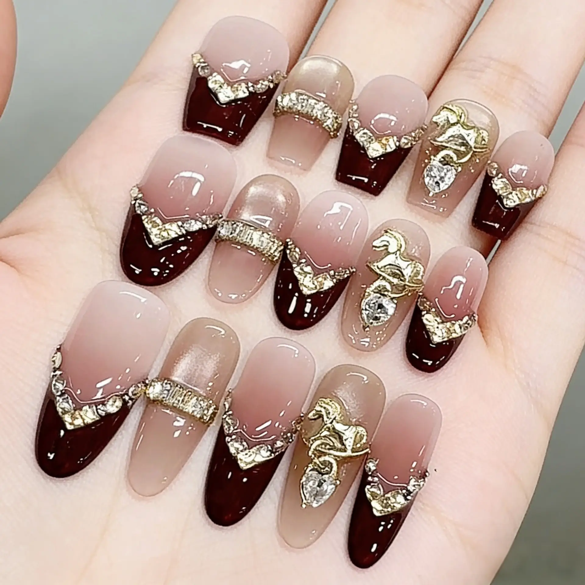 Handmade Light Luxury Nail Stickers