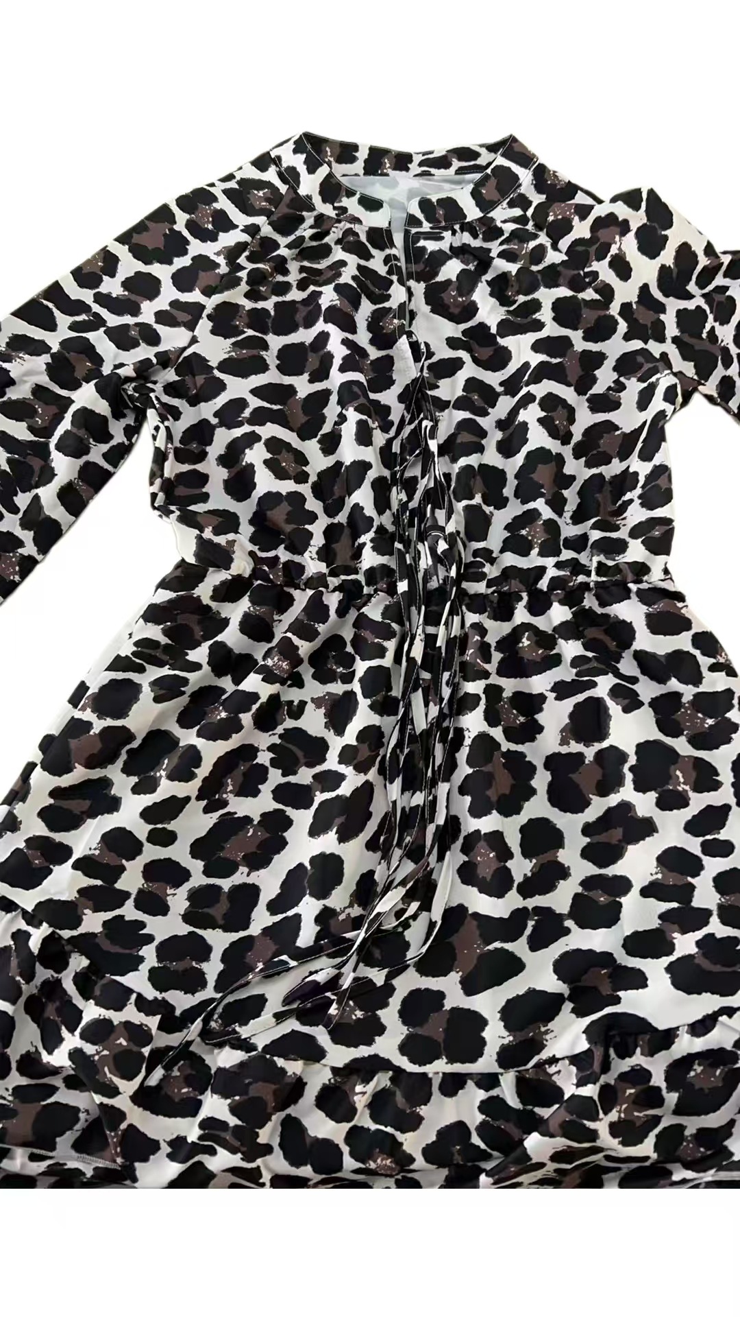 Title 2, Leopard Print Loose Casual Dress