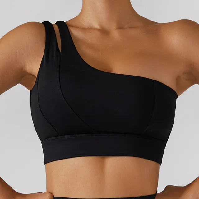 Sports Suit Seamless Yoga Set Women Two Pieces Black Bra1 - Shop at LoveMi