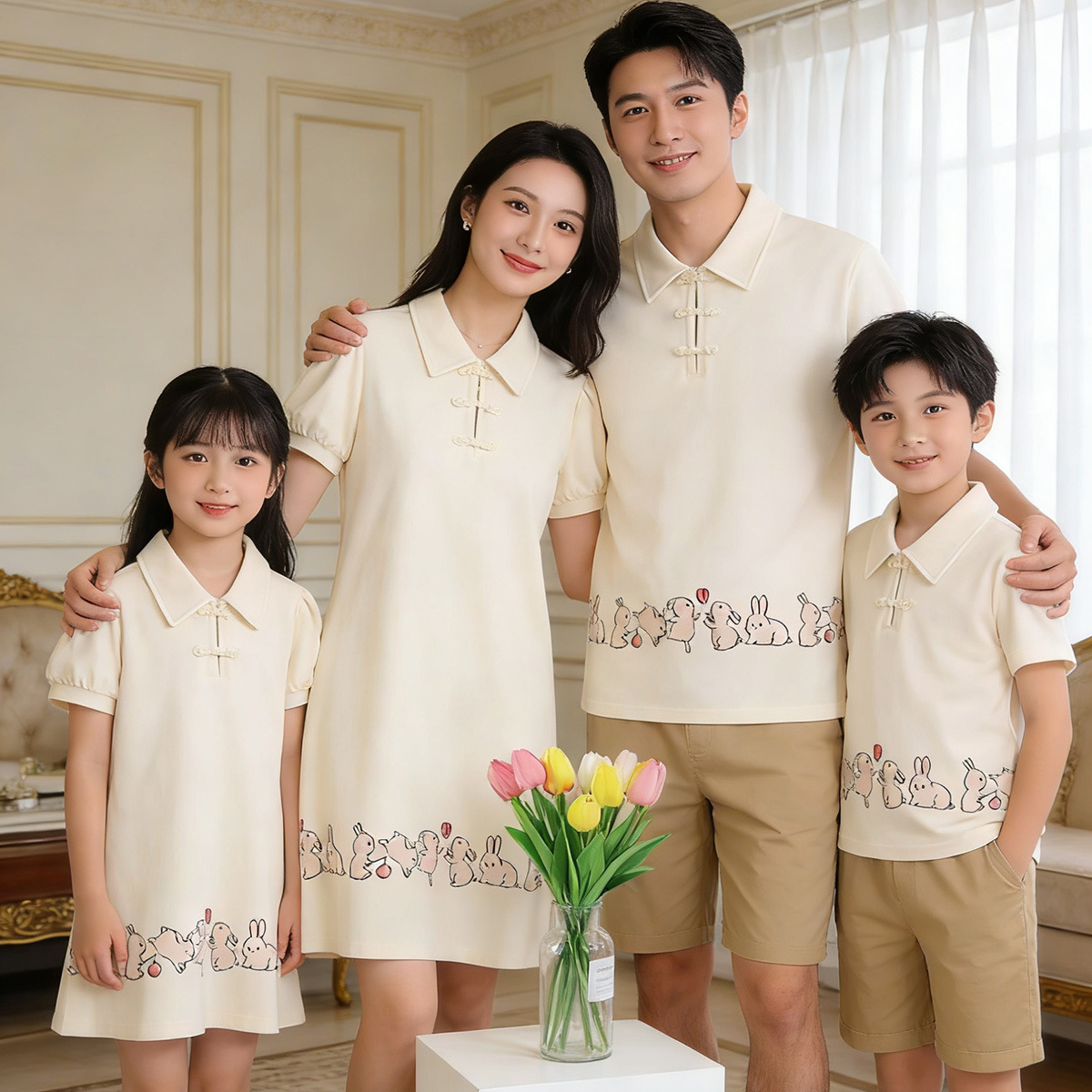 Notch-collar Chinese-style Dress, Baby Romper, One-piece Outfit for sale on BNS
