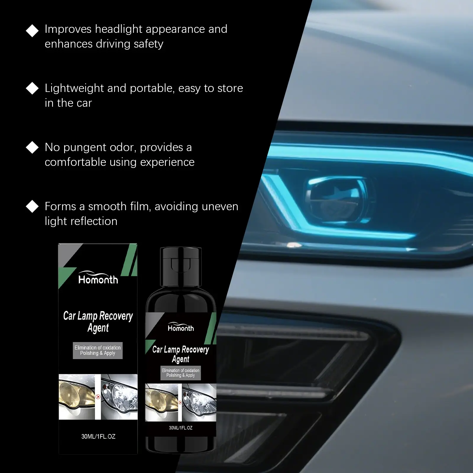 Automotive Headlight Restoration And Maintenance Agent