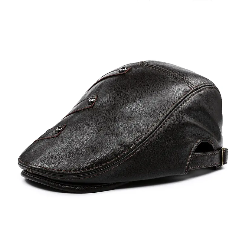 Autumn and Winter Genuine Leather Men's Middle-aged and Elderly
