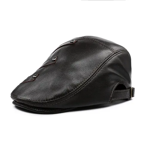 Autumn and Winter Genuine Leather Men's Middle-aged and Elderly