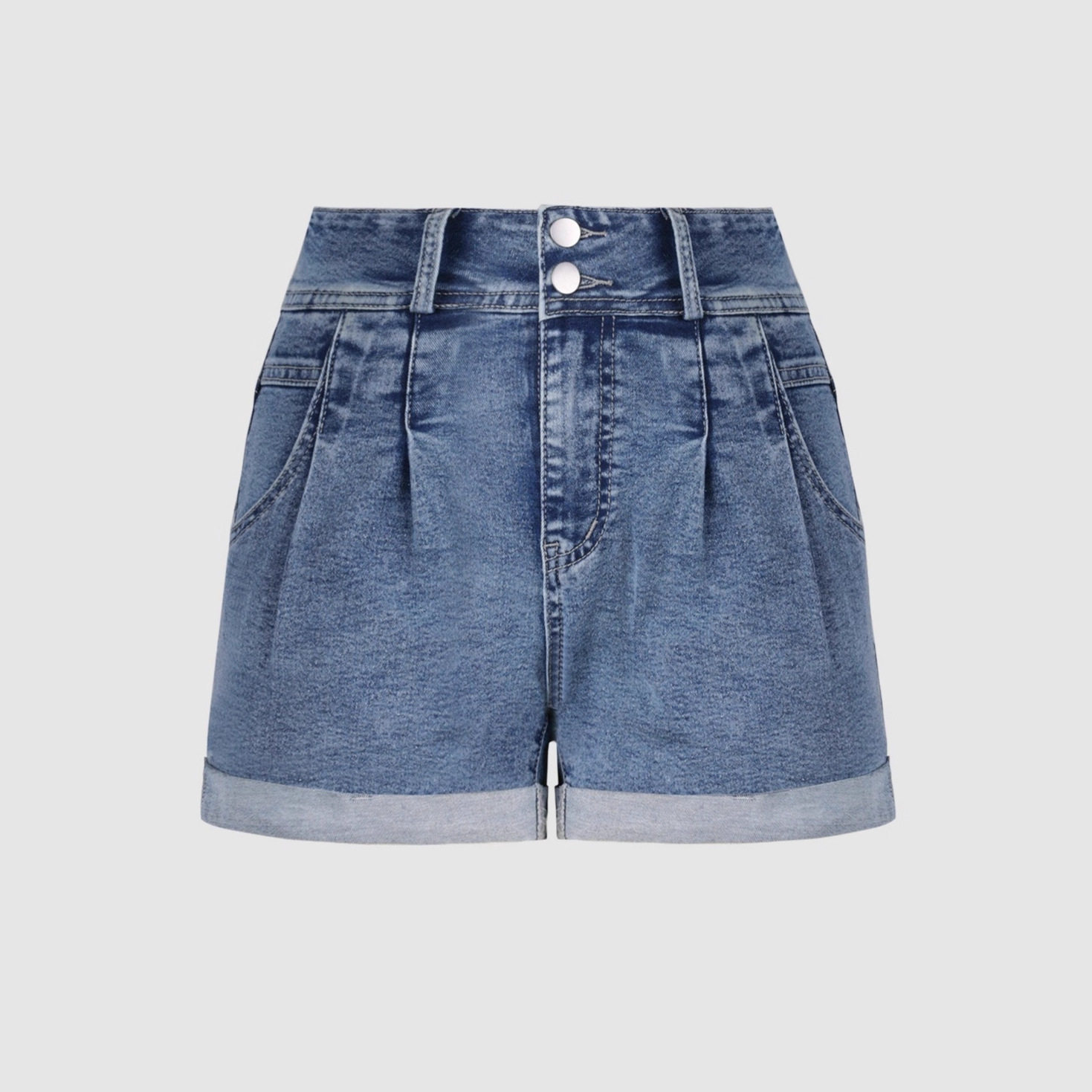 Korean-style Womens Loose-fitting Denim Shorts For Summer