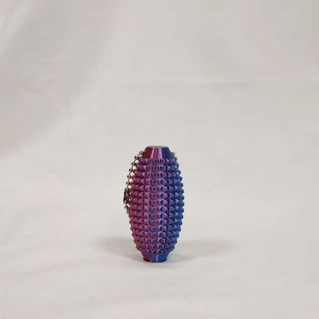 Pain Stimulation Restless Toy Stimulation Decompression Keychain Blue And Purple - Shop at LoveMi