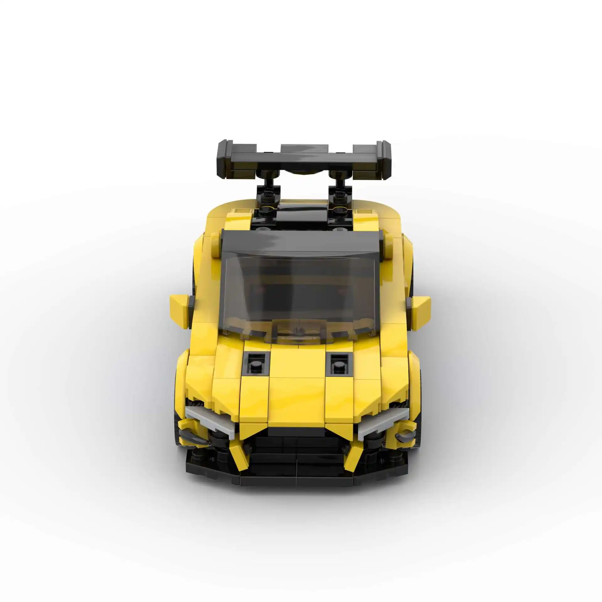 Running Car Building Block Small Particle MOC Puzzle Technology DIY Toy