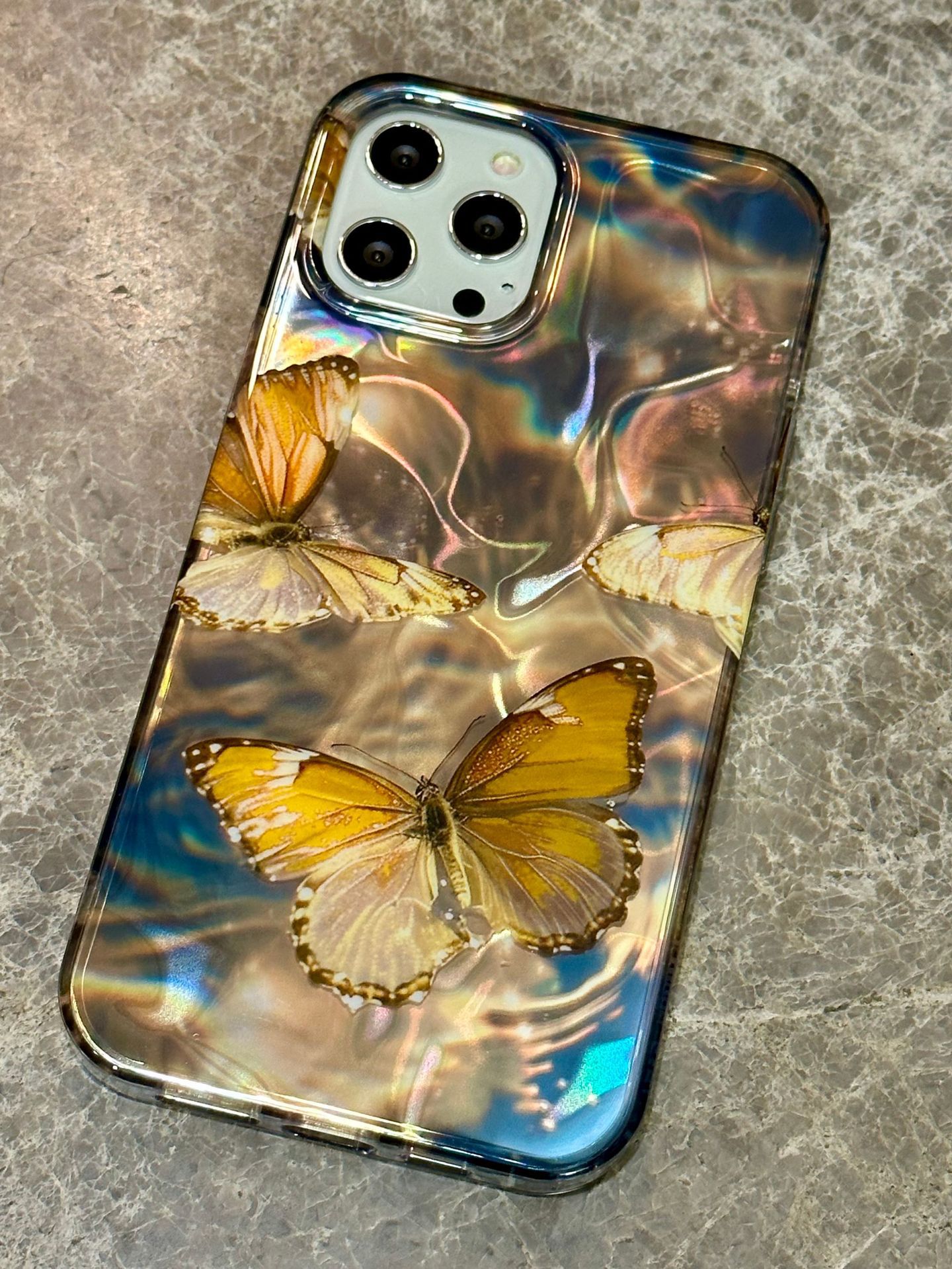 Yellow Butterfly Laser