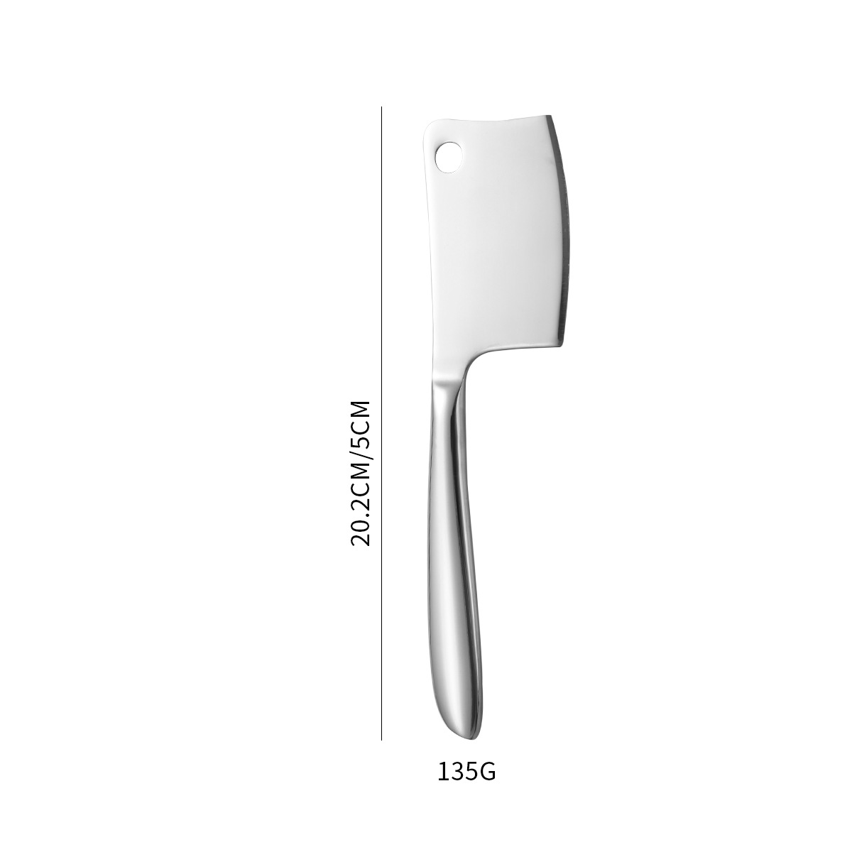 Cheese Square Knife Silver