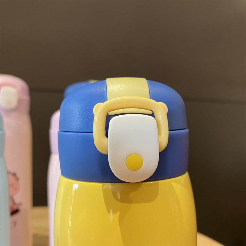 Stainless Steel Bounce Cover Children's Thermos Mug
