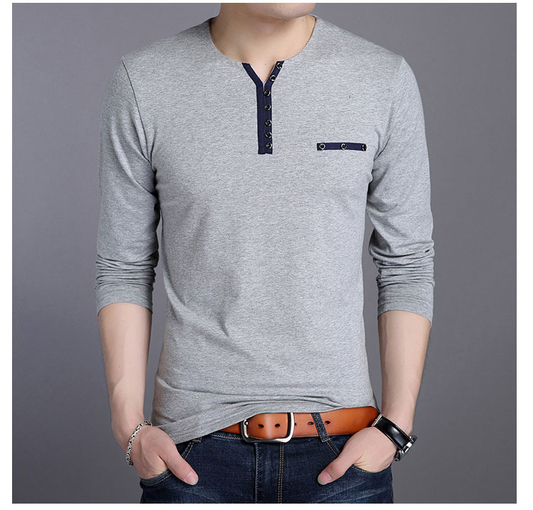 Title 5, Mens pure cotton long sleeve t-shirt, soft and...