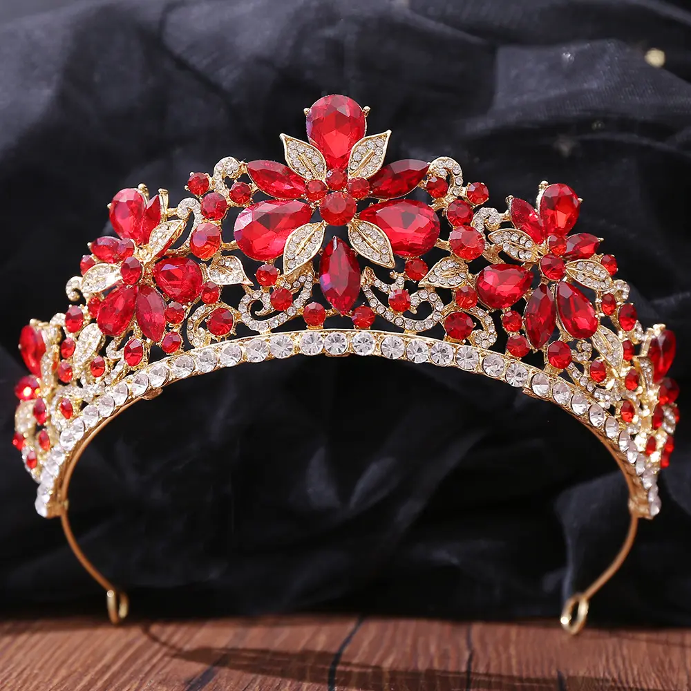 Leaves Rhinestone Crown Hair Accessory Headband