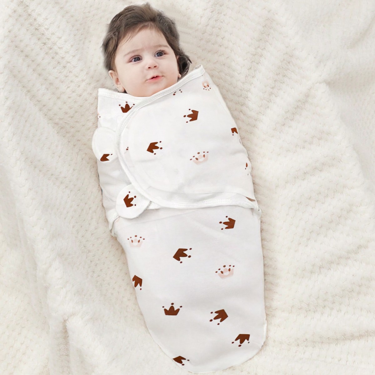 Cotton Baby Swaddling Blanket Newborn Anti-Startle