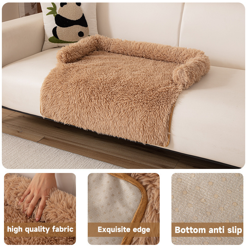 Plush Dog Bed Sofa Pet Mat For Warmth In Fall And Winter